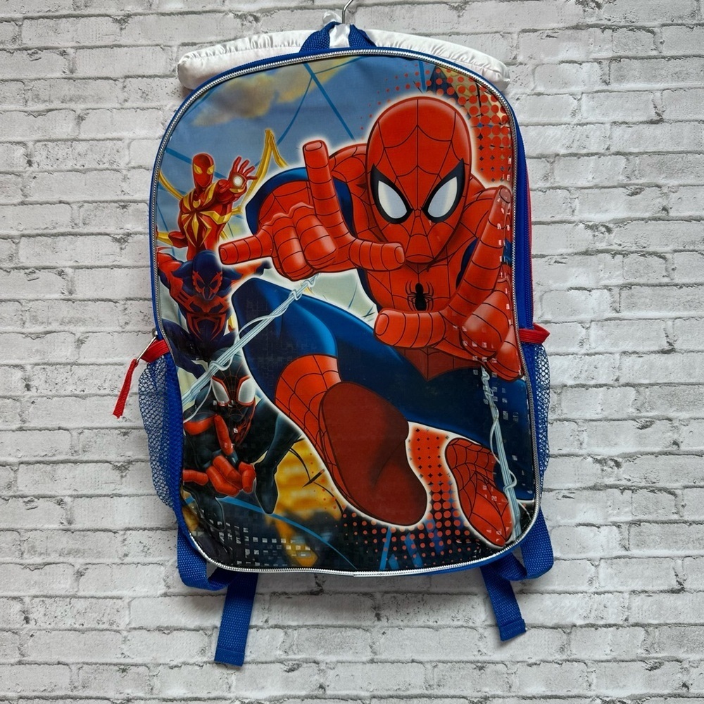Marvel Spider-Man 16" Backpack School Kids Boys Book Bag Superhero NEW